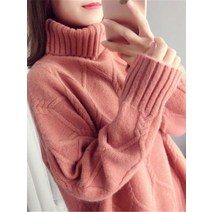 캐시미어 여성 니트 앙고라 반집업 스퀘어넥 부클 목폴라 홀가먼트 케이블 모헤어 라쿤 반목폴라 2022 가을 겨울 새 스웨터 한국어 버전 느슨한 패션 스타일 야생 중간 길이 높은