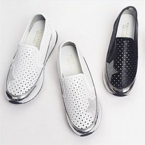 캐주얼 여성 슬립온 키높이 운동화 2color