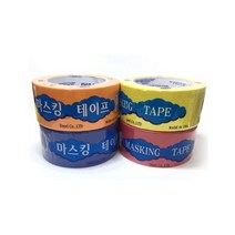 DBOMartㅣ칼라마스킹테이프 40Mx50mm 공업용품 목공용품 도배용품 산업용품 곰업용테이프|_ac락be베!!a쟈, 노랑