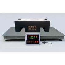 큰 가축 무게 측정 전자저울 1-3톤 돼지 소 계측기, 크기 0.6 x0.8m 범위 0-1톤