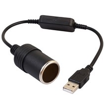 차량용 USB 시거잭 변환기 12V 아답터, 단품