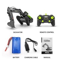 미니포크레인 미니굴삭기 농업용 소형 1톤 굴착기 Huina 1593 Rc 합금 굴삭기 114 원격 제어 차량 22Ch 2.4GHz 큰 미니 트럭 완구 아이 선물 용품, [02] Stardard