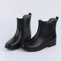 보드미 성인장화레인장화 비올때 신발 발목 장화 우화 여자 캐주얼 레인 부츠
