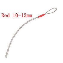 케이블 그립 헬스 랫풀다운 매드 맥그립 아연 도금 금속 양말 안티 슬립 파이프 도관 풀, 빨간색 10-12mm, 3개