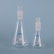유리 마개 삼각 플라스크 100ml 300ml 500ml 1개, 3026052