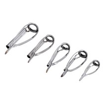 5pc 스테인레스 스틸 세라믹 링 가이드 낚싯대 1.3mm - 3.5mm, 타입 C 5 사이즈