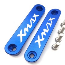 XMAX300 휀다 튜닝 커버 CNC 알루미늄 펜더 장식 캡 파츠 2017-2019, 블루, 1개
