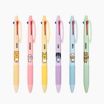 3색 볼펜 카카오프렌즈 튜브/0.7mm 11x145mm, 본상품선택, 상세페이지 참조