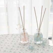 솜씨키트 드라이플라워 디퓨저 방향제 만들기 DIY 키트, 분홍색/유칼립투스향