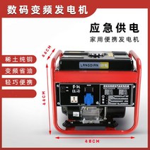 대형 가정용 휴대용 자가 발전기 캠핑용 무소음 가솔린 소형 휴대용 가솔린 발전기 홈 3 킬로와트 5KW1000w220v 볼트 소형 미니 디지털 인버터 자동차, 디지털 주파수 변환 3500W 손전등 시동 다중