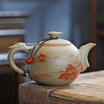 자사호 전통 주전자 다기 세트 티팟 보이차, 201mL-포함-300mL-포함, F