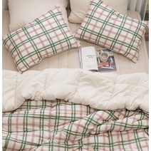 차렵이불 침구세트 마드라스 체크 향균이불 겨울