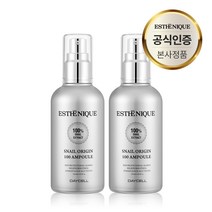 [봄맞이 특가!] 에스테니끄 풍부한 수분 탄력 영양공급 뮤신을 채워줄 달팽이 오리진 100 앰플 120ml, 2개