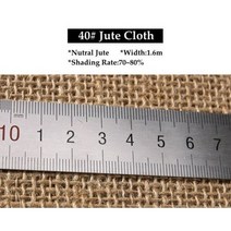 가제보 보온 옥상 천막 넓은 1.6m 천연 황마 천 DIY 전망대 햇빛 가리개 그물 항해 발코니 개인 정보 보호 화면 홈 인테리어 린넨 패브릭, 1.6mx6m, NO 40Jute