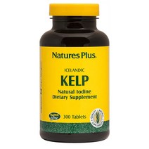 2개 Natures Plus Iodine 150mg 요오드 300정