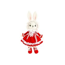 뜨개질인형 토끼 걱정인형 선물 DIY 핸드메이드 공방, (컬러풀한 남성 스타일) 뜨개 도구 포함 X