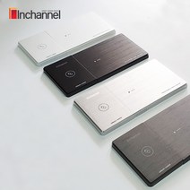 런던톡 빌트인 스마트 엣지 무선충전콘센트 USB 2구 매립형콘센트, C_엣지 무선충전콘센트/메탈릭실버_MIA-013