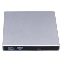 외장형 DVD 레코더 1mb usb dvd 외장 드라이브 cd vcd dvd 플레이어 광학 드라이브 라이터 pc 데스크탑 컴퓨터 라이터 cd-rw 버너 라이터 리더 dvd, 회색