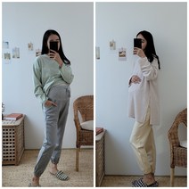 봄 임부복바지 임산부조거팬츠 임산부배기바지