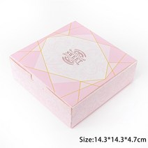 선물포장박스 종이박스 포장상자 사탕 마카롱 포장 StoBag 5pcs 싸바리박스 19, 5개, 핑크 스위트