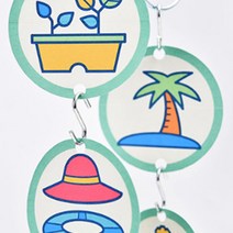 20P S형 모빌고리 어린이집 꾸미기 아이방 모빌만들기