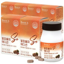 본트비 발효율피 추출분말 엘라그산 발효율피S+ 60정, 6개