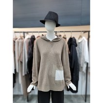 [데무] [W몰 ] 라쿤 프린트 패치 후드 니트 (YK2111495)