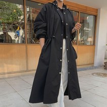 떳다그녀 포에트 롱 후드 야상 자켓