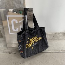 40대 명품 럭셔리 숄더백 여성용 크로스 바디 백 캐주얼 데님 자수 여성 숄더 팩 여행 지퍼 핸드백 토트 메신저