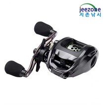 지존낚시 12+1볼 피네스 베이트릴 쉘로우 스풀 2g부터 캐스팅 가능 배스 꺽지 쏘가리 송어 루어낚시 용품, 우핸들