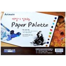 알파문구 아트메이트 종이파레트 배합이잘되는 20매 코팅종이 30x20cm PaperPalette 971325, 단품, 단품