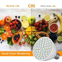 레트로 감성 샹들리에 크리스탈 전용 LED 전구 5W 7W GU10 LED E27 램프 E14 스포트가벼운 전구 48 60 80le, 02 white light, 15 MR16 80leds 9W 2PCS