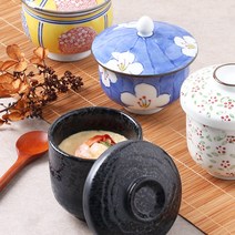 일본식 계란찜 그릇 차완무시 차왕무시 자완 자왕무시, 1개, 07-하나미 차완무시