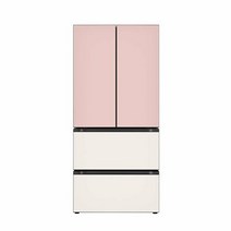 [하이마트] LG 오브제컬렉션 김치냉장고 스탠드형 Z492GPB151S (491L 글라스 핑크 베이지 1등급)