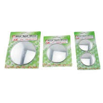 PKFARM 1+1 작은 물체 확대! 주차 사각지대 볼록렌즈 사이드미러 보조거울, 대95mm
