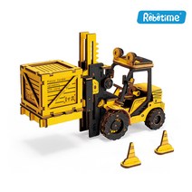 로보타임 입체퍼즐 중장비지게차 (TG413K), 단품, 단품