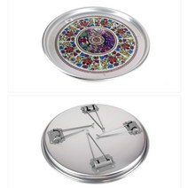 레트로밥상 시골밥상 알루미늄밥상 원형밥상 특대 접이 혼술상 식탁 1인 테이블 작은상 _ 22092786EA, 쿠팡 자비샵 본상품선택