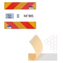 지노기업/KC인증 반사테이프/고휘도/안전 스티커/모비스/화물차/대형트럭/범퍼/후밤바/현대트럭/안전테이프/모비스/순정/초고휘도/검사, 테이프 모비스순정(1조) 99H73A