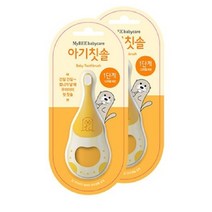 마이비 아기칫솔 1단계, 혼합 색상, 2개