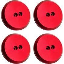 DarSeity 알루미늄 잭 패드 어댑터 포르쉐 쉐보레 콜벳 C5 C6 C7 C8 Z06 Zr1 및 대부분의 포르쉐 프레임 레일용 리브 인 리프트 패드 (레드), 레드