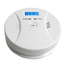 이산화탄소경보기 지하실 다락방을위한 일산화탄소 탐지기 디지털 디스플레이 85dB 소리 경고 경보 전문가, 한개옵션0