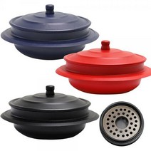 철제 솥뚜껑 재떨이 흡연실 피시방 야외 재털이, 솥뚜껑재떨이_블랙