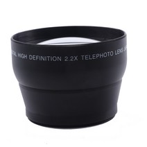 캠코더렌즈 카메라렌즈 캐논 77D/350D / 400D 18-55mm 렌즈 용 58MM 2.2X 추가 텔레 컨버터, 01 캐논