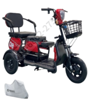 세발 성인용 전기 자전거 출퇴근용 고급 고성능 충전, 레드(리튬배터리)), 베어카 하이엔드 버전 48V