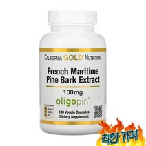 캘리포니아 뉴트리션 파인바크 소나무껍질 mg 베지 180정 고핀 폴리페놀