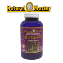 캐나다 내츄럴마스터 20배 농축 유기농 슈퍼 아사이베리 500mg 500캡슐 약17개월분, 1개, 슈퍼 아사이베리  500캡슐