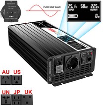 2000W 순수 사인파 전원 인버터. 12V/24V/4 DC ~ 110V LCD 화면, 03 4_01 110-120 볼트_06 europe