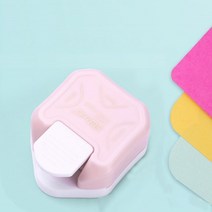 서류 사진 카드 모서리 코너 커터 라운드 모양 핑크