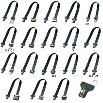 FPC 리본 플랫 HDMI 호환 케이블 D5 FPV HD 90 도 왼쪽 오른쪽 어댑터 20 핀 피치 멀티콥터 항공 사진, 01 D5-A3_03 15cm