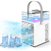 Air Conditioner Fan Portable Air Conditioner Powerful Evaporative Air Cooler Fan 3 Speeds for Air C, 1개, 한개옵션0